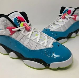 Jordan 6 Rings 'Blue Fury Cyber Pink